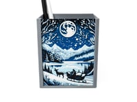 Image 2 of Christmas Pen Holder/Desk Decor (2-pack) color, by bamingodesign