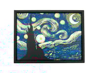 Image 4 of Starry Night Wall Art - Snap-Fit, color or greyscale, by bamingodesign