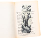 Image 2 of Savanna Wildlife Bookmarks (3-pack) greyscale, by bamingodesign