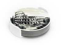 Image 5 of City Coasters (6-pack w/holder) color or greyscale, by bamingodesign