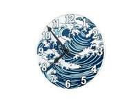 Image 2 of Wave Clock Wall Art (Battery powered) color or greyscale, by bamingodesign