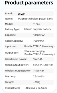 Image 14 of 🔋 Magnetic 10000mAh Power Bank –WIRELESS & Ultra-Slim Fast Charging