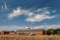 Clouds Over the Snape Maltings. Quality Photographic Print