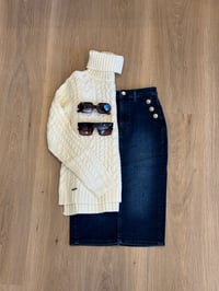 Image 7 of FALDA LÁPIZ DENIM GUESS