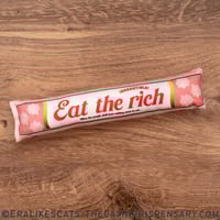 Eat the Rich Catnip Crinkle Kicker Toy