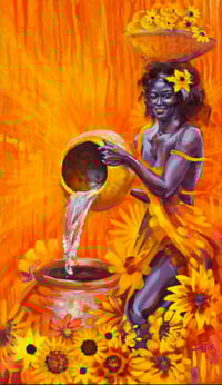 Image 1 of Sun Goddess Johanna PRINT