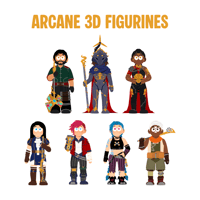 Image 1 of [DECOR] Arcane 3D Figurines (PREORDERS)