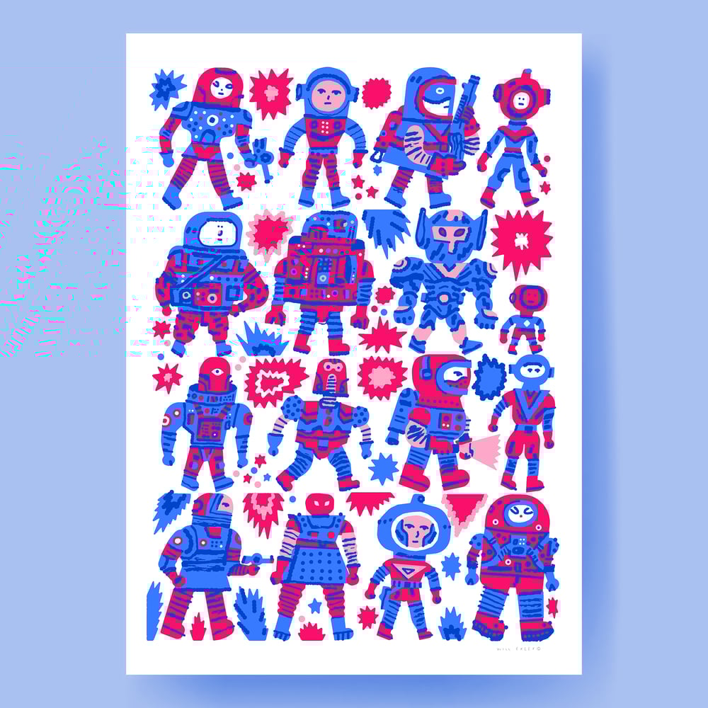 Image of Spacemen - A2 Print