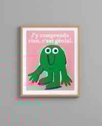 Image 2 of J'y comprends rien, c'est génial (rose background).