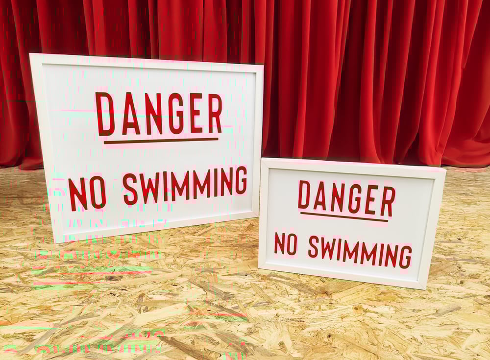 'Dark And Lonely Water' Sign (PRE-ORDER // SHIPS IN DECEMBER)