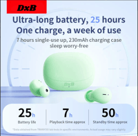 Image 9 of 🎧 DxB Mini Sleep Bluetooth Earbuds – Ultra-Comfort, Super Bass, All-Night Wear 🎶