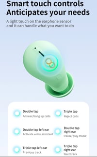 Image 12 of 🎧 DxB Mini Sleep Bluetooth Earbuds – Ultra-Comfort, Super Bass, All-Night Wear 🎶