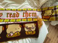 Image 3 of "Buy books and actually read them." Scarf