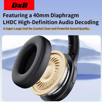 Image 6 of 🎧 DxB T-H7 | Noise Cancelling Over-Ear Bluetooth Headphones 