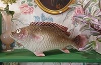 Image 2 of Ancienne jardinière poisson en barbotine 