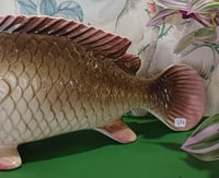 Image 4 of Ancienne jardinière poisson en barbotine 