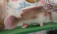 Image 8 of Ancienne jardinière poisson en barbotine 