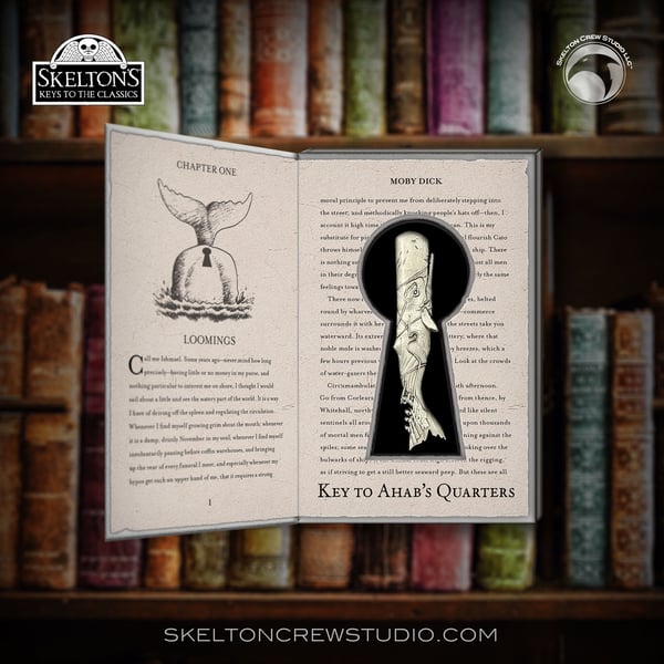 Image of Skelton's Keys to the Classics: Key to Ahab's Quarters from Moby Dick!