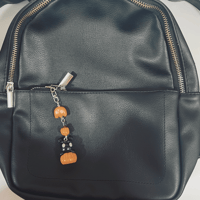 Image 3 of Halloween Bunny and Ghost Keychain - Cute Polymer Clay Pumpkin Charm for Spooky Season