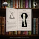 Image 2 of Skelton's Keys to the Classics: Key to Ahab's Quarters & Key to the Tripod w/BONUS Skull Pin!