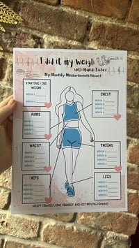 I did it my Weigh - Inches / Measurement's Chart & Measuring Tape