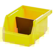Image 5 of AKW210 Blue/Yellow, 5-3/8" x 4-1/8" x 3" Hanging, Stacking and Nesting Bin  $1.00 EA Carton Qty:	36