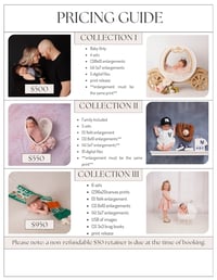 Image 2 of Newborn Session Retainer/ Payment