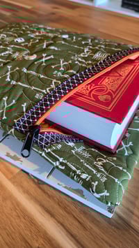 Image 3 of Bones - halloween themed hemmingway pouch