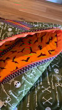 Image 4 of Bones - halloween themed hemmingway pouch