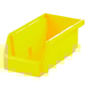 Image 1 of AKW220 Yellow, 7-3/8" x 4-1/8" x 3" Hanging, Stacking and Nesting Bin $1.25 EA Carton Qty:	36