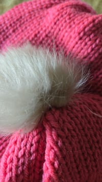Image 2 of Bubblegum knit beanie
