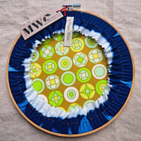 Image 2 of Starflower Cyanotype 8" Hoop