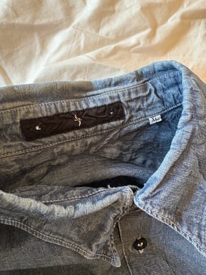Image of Stone Island Denims Double Pocket Shirt