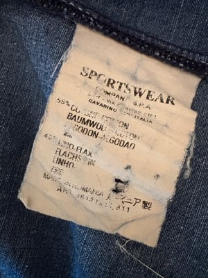 Image of Stone Island Denims Double Pocket Shirt