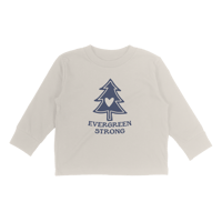 Evergreen Strong Heart Tree Toddler Long Sleeve