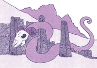 Image 2 of Snake Castle print