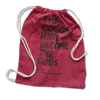 Hans Hess drawstring bag: The goods have become the gods 