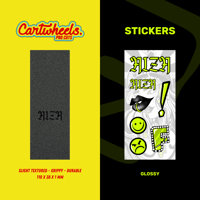 Image 7 of AIZA | Fasterrr x Mike Scythe | Transparent Real Wear Fingerboard Deck