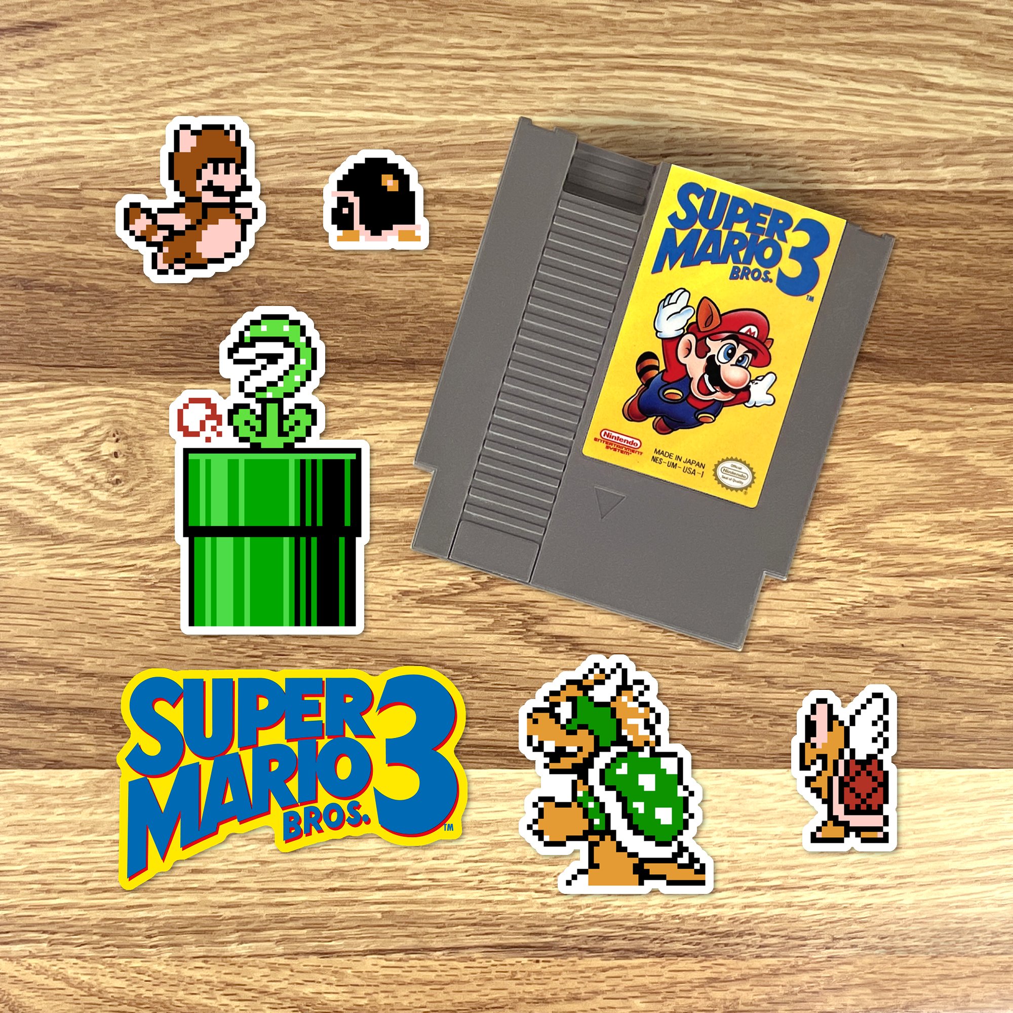 Super Mario Sticker Set (54 Pieces) - Main Image
