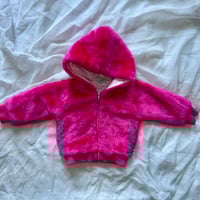 Image 1 of Sesame Beginnings Lined Furry Zip Hooded Sweater