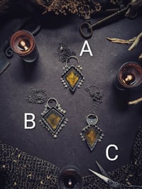 Image 7 of The Witching stone shadow box necklaces