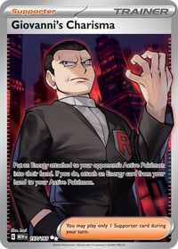 Giovanni's Charisma - 197/165 - SV: Scarlet & Violet 151 - Near Mint