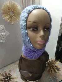 Image 5 of Cozy Hat Scarf Set Handmade Crochet Women Winter Beanie Cowl