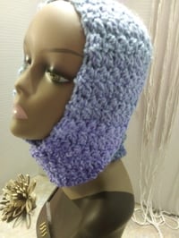 Image 4 of Cozy Hat Scarf Set Handmade Crochet Women Winter Beanie Cowl