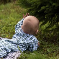 Image 5 of Deep green plaid - PRE-ORDER - BABY/CHILDRENS CLOTHING.