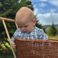 Image 7 of Deep green plaid - PRE-ORDER - BABY/CHILDRENS CLOTHING.