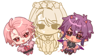 Image 1 of Father and Sons - Nucarnival block standee 