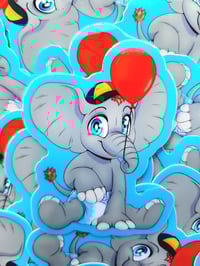 Baby Elephant Sticker