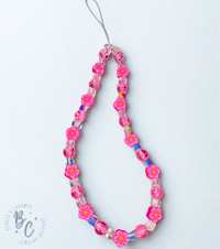 Crystal Blossom Phone Charm