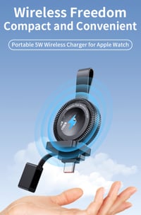 Image 5 of ⚡ Portable 5W Magnetic Wireless Charger for iWatch (Apple, Samsung and others.)